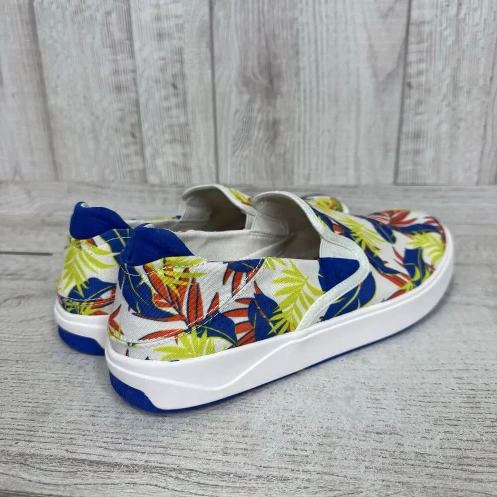 Olukai Lae'ahi Pa'I Slip-On Sneaker Men's Size 11 Surfer Off White Aloha Tropic